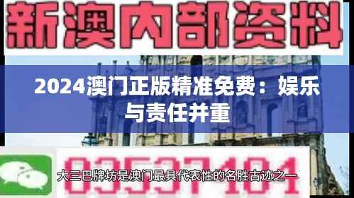 2024澳门正版精准免费:娱乐与责任并重