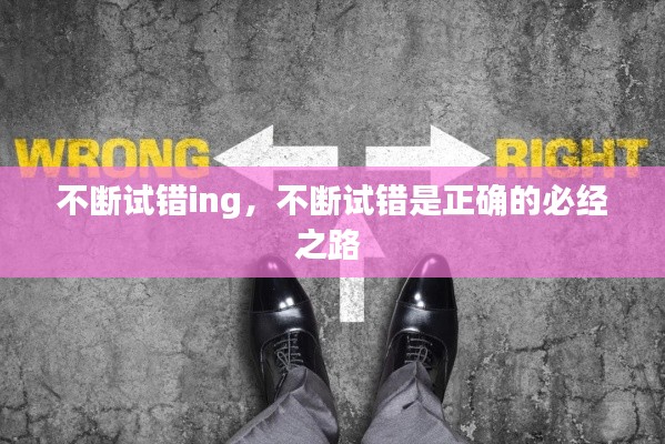 不断试错ing,不断试错是正确的必经之路