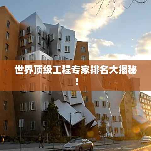 世界顶级工程专家排名大揭秘！